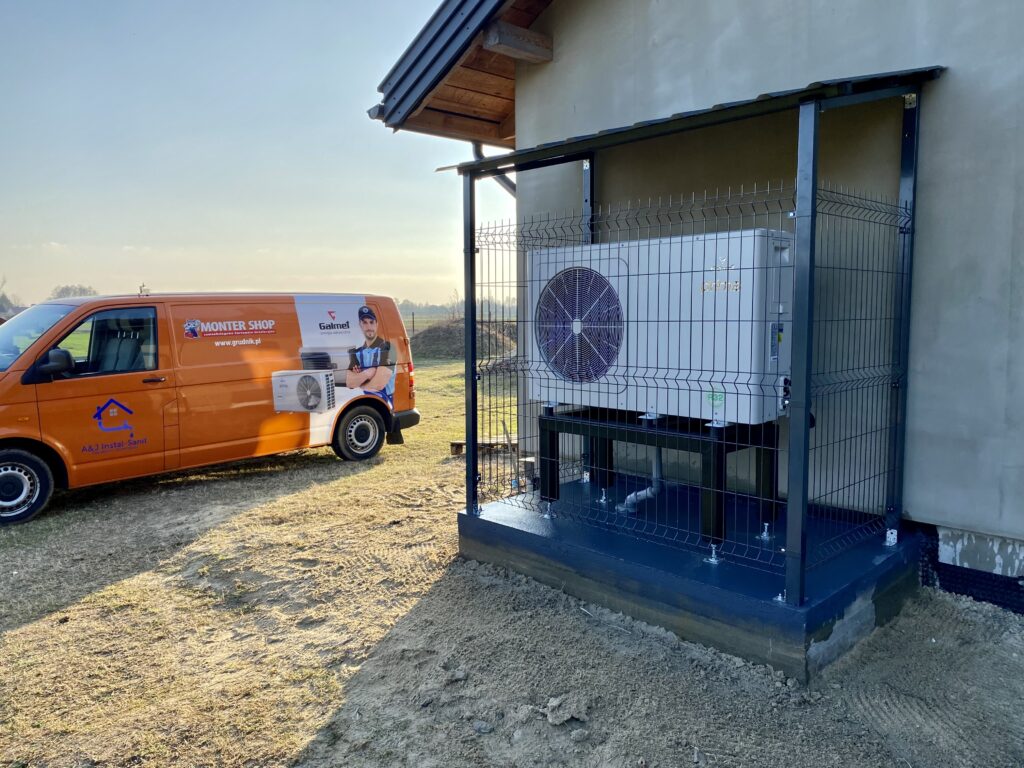 POMPA CIEPŁA, OGRZEWANIE PODŁOGOWE, PIONKI